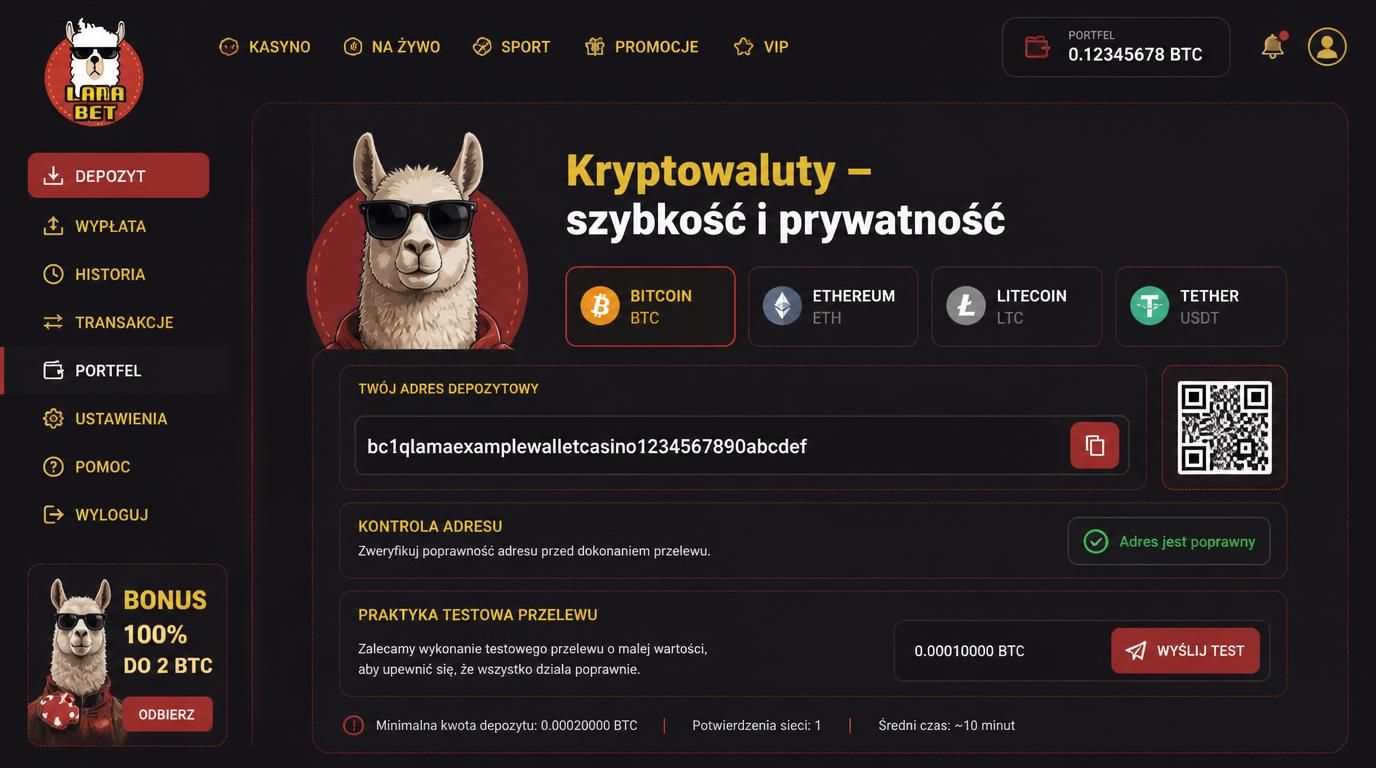 Kryptowaluty jako metoda wpłaty z większą prywatnością i szybkim rozliczeniem.